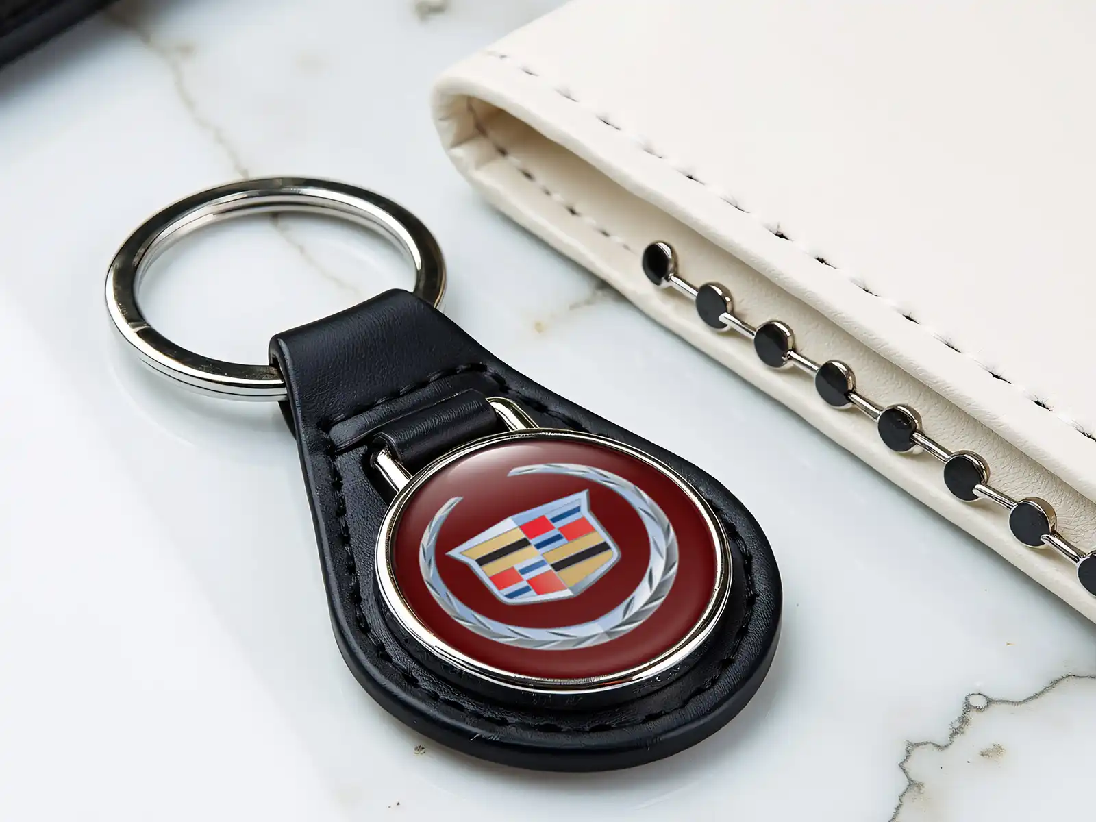 Cadillac Porte-clé Cuir Perso Force Haut Max